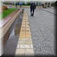17 - Cannes - Walking in the rain, on the Walk of Fame.JPG