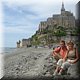 05 - Le Mont St Michel - De 80 meter hoge rots torent boven de baai van St Malo.jpg