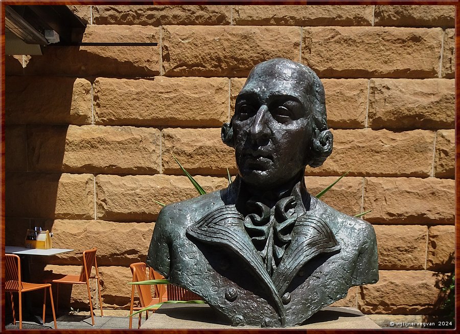 

Sydney
Museum of Sydney
Captain Arthur Philip, bevelhebber van  The First Fleet  -  21/53
