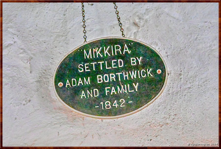 

Mikkira Station 
Mikkira Homestead
Zij vestigden zich hier in 1842  -  30/39