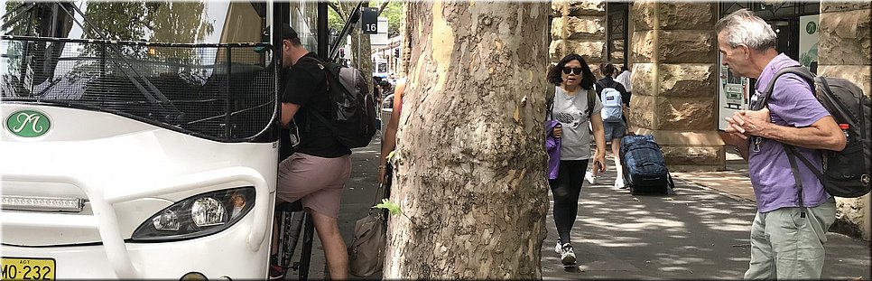 7 jan 2024 - Sydney Central Station - Bus naar Canberra