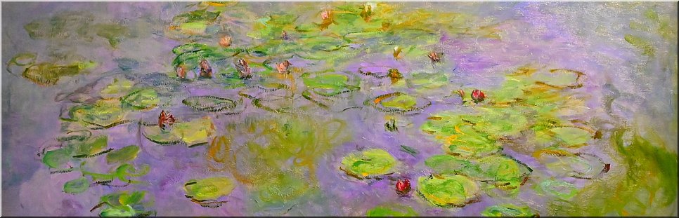 13 jan 2024 - Canberra - National Gallery - 'Nympheas (Waterlillies)', Claude Monet (1917)