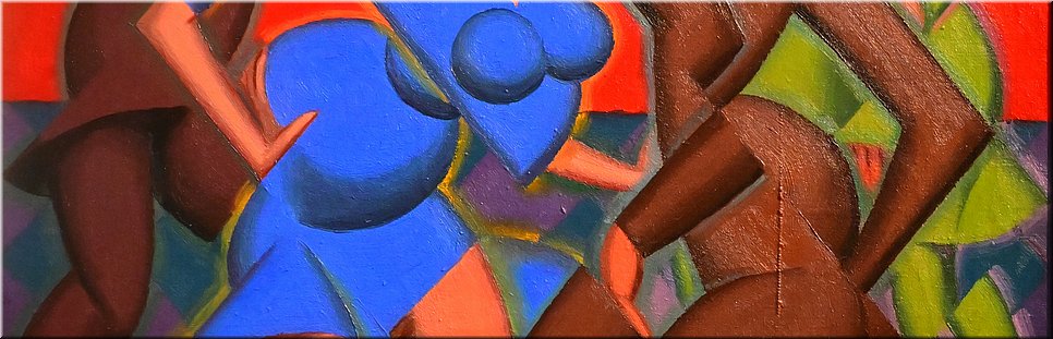 26 januari 2024 - Sydney, Art Gallery of New South Wales - 'Jitterbugs', Weaver Hawkins (1945)