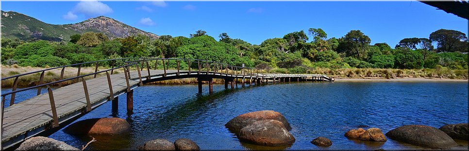 20-03-2024 - Wilsons Promontory National Park - Voetbrug Tidal River