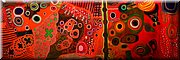 8 jan 2024 - Canberra - National Museum - 'Map of living waters' (1996)