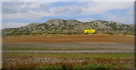 Katoenvelden in Griekenland