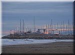 De jachthaven van Cambrils vanaf het Playa Prat d'en Fors