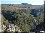 Bergkloof in de Sierra de Aitana tussen Jlon naar Vall de Ebo