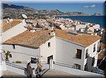 De kust gezien vanaf de Carrer del Portal Vell in Altea