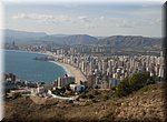 De skyline van Benidorm
