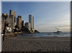 Langs het Playa de Levante in Benidorm