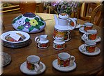 Volledig 6-deling theeservies uit de seventies...