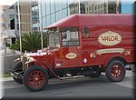 Oude vrachtwagen van chocoladefabriek 'Valor'  in Vilajoyosa