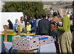 Tweedehands boeken en tijdschriften voor twee kwartjes, op de rastro in Nerja