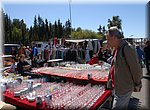 En voor elk drankje is wel een glas te vinden, op de rastro in Nerja