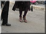 Passende schoenen voor de uitvaart van de Ansjovis in Nerja