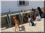 Ook een leeg glas vinden de honden fascinerend