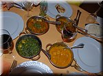 De kerries smaken voortreffelijk, bij de Taj Mahal in Torrox Costa