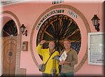 Richard en Jan voor de Taj Mahal
