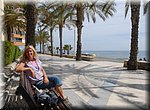 Koffie aan de boulevard in Algarrobo Costa