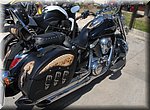 Stoere lederen tassen, bij het motortreffen in Torrox