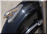 Spatborddecoratie op het motortreffen in Torrox