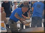 De paella is klaar, op het motortreffen in Torrox