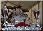 Het lijden van Christus, uitgebeeld op een trono tijdens Witte Donderdag in Vlez-Mlaga
