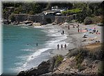Playa El Saln vanuit het Balkon van Nerja