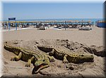 Bijna levensecht, deze 'salties' op het strand van Torremolinos