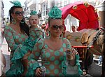 Feestelijk in mintgroene polkastippen