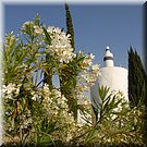 Naast de Ermita de Nossa Senhora de Guadalupe staat deze vreemd gevormde toren, een geografisch ijkpunt