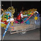 De feestatributen worden opgeruimd