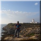 De uiterste westpunt van Peniche, ofwel Kaap van  Carvoeiro