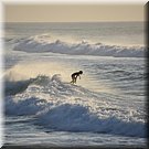 Ook aan het strand van Areia Branca wordt gesurfd