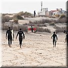 Terug naar huis, na een uurtje ingespannen surfen